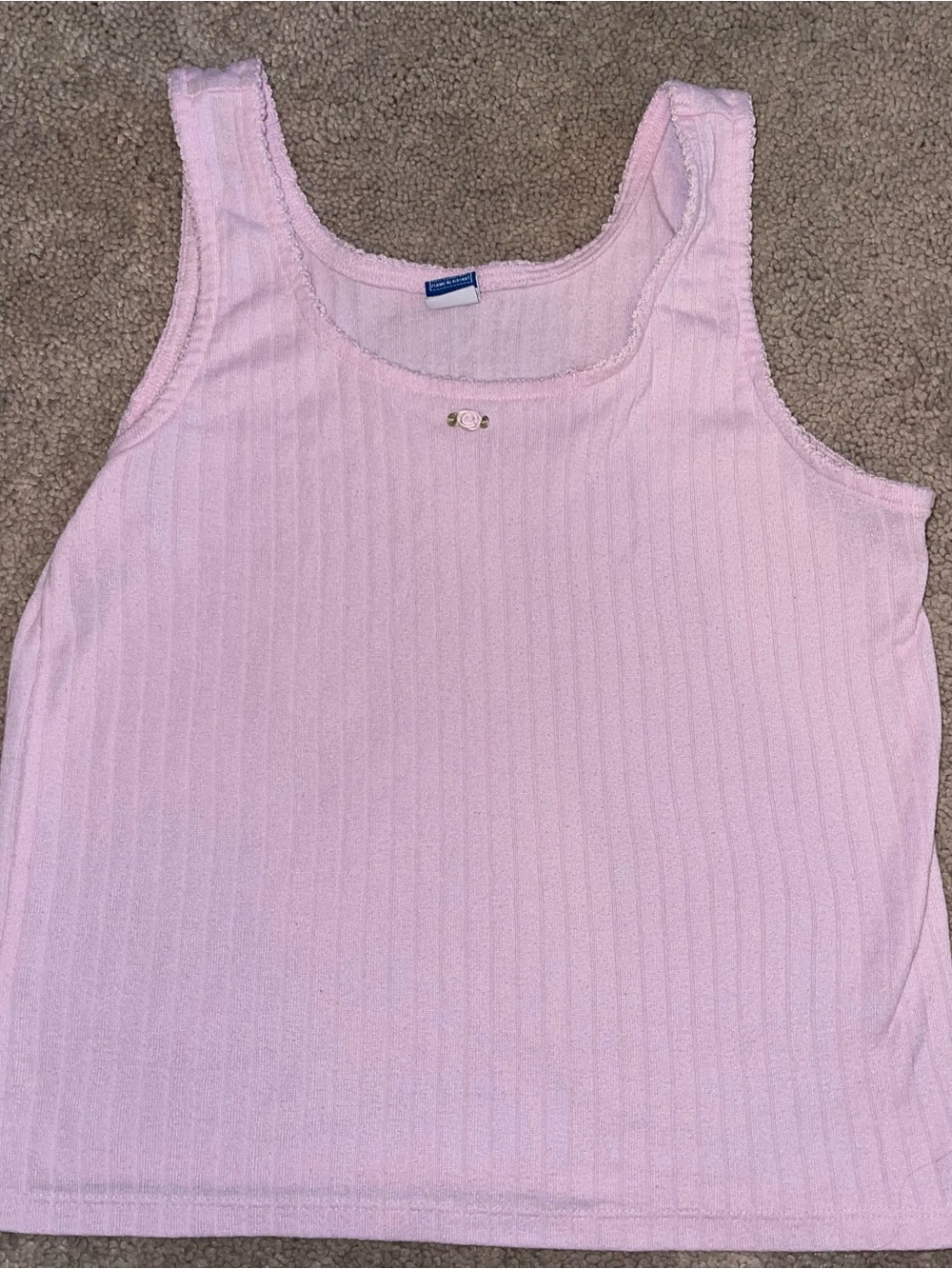 Girl’s Old Navy Pink Frilly Tank Top | Size Large (10/12)